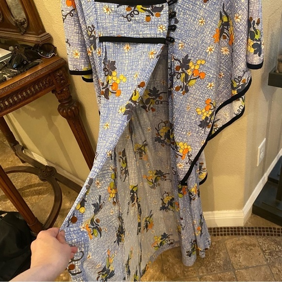 Vintage WINDSOR ROBES Floral Kimono Maxi Robe Size XS/S- RARE - Picture 5 of 10